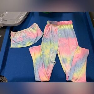 Zaful tie dye 2 piece set